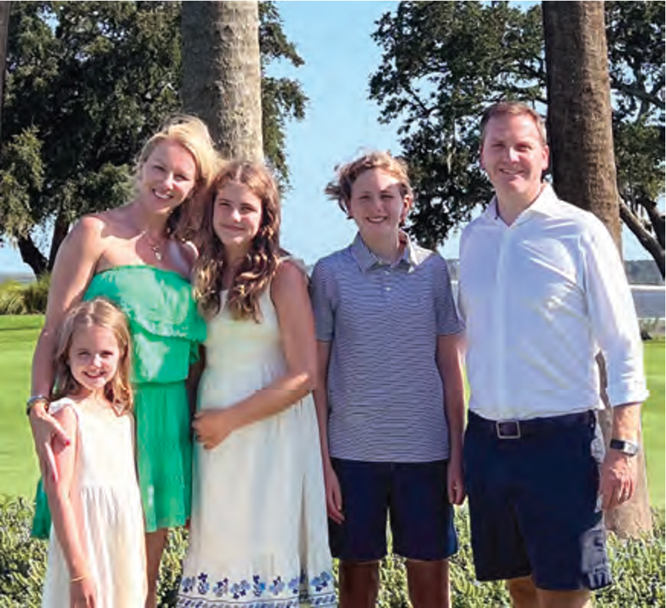 Sam Richardson, City of Hope supporter, and his family.