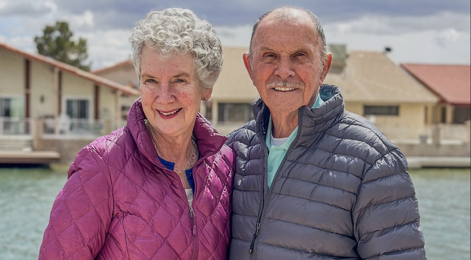 Heinz Beer and his partner, Julene Dykstra, City of Hope donors