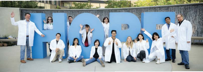 physicans with HOPE sign